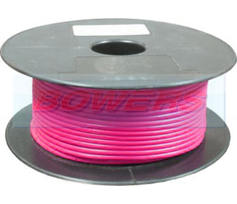 Pink Single Core Cable 14/0.30mm 1.0mm² 50m Roll BOW9070000KK